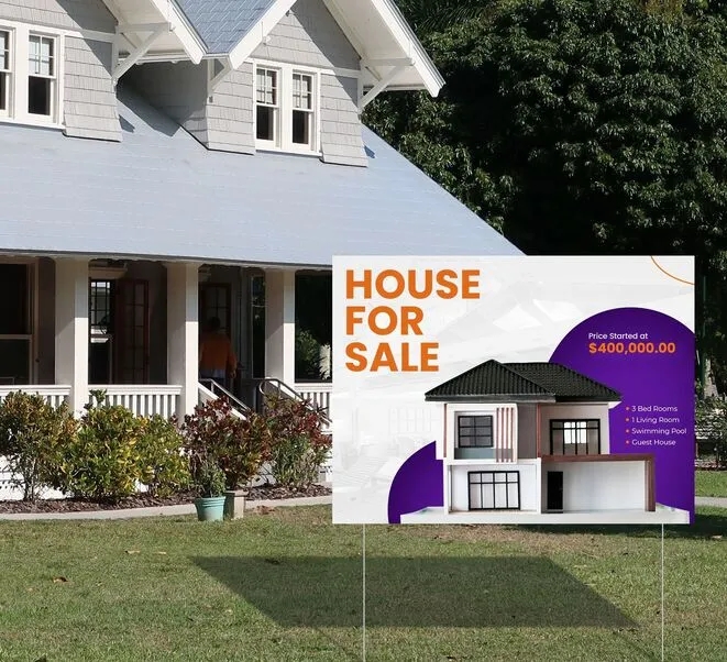 Yard sign (1ft x 1ft) SQFT 6