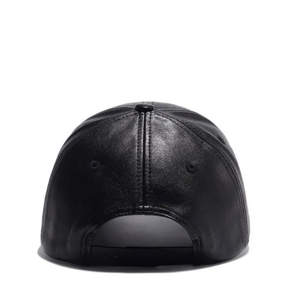 Factory Sample PU Leather Dad Hat for Men 8