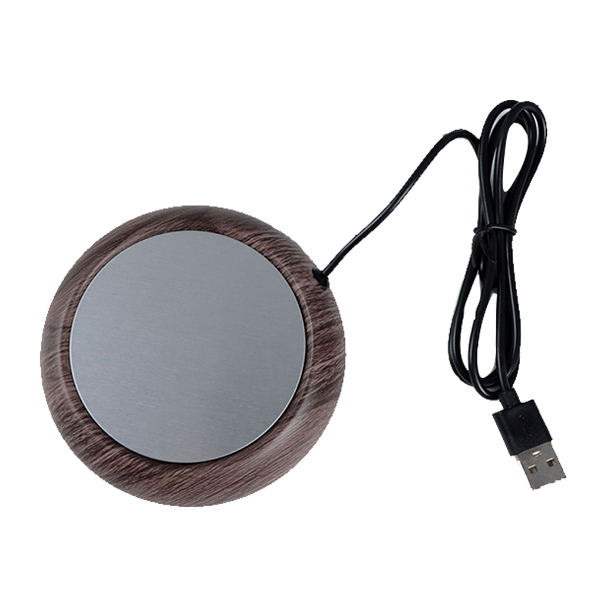 USB Wood Grain Beverage Warmer 4