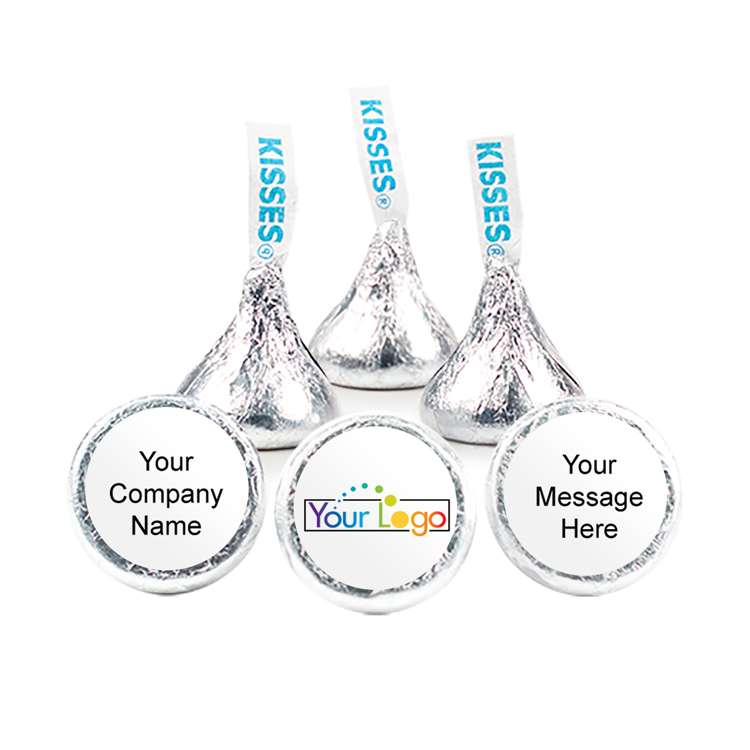ADD Your Own Logo - Hershey's Kisses w/ Full Color Label 16