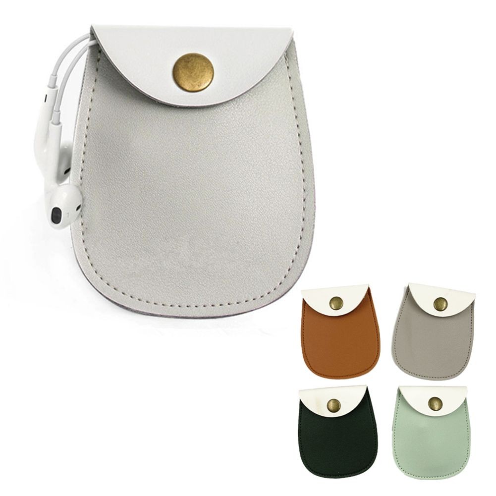 Leather Ear Bud Organizer Earphone Case 6