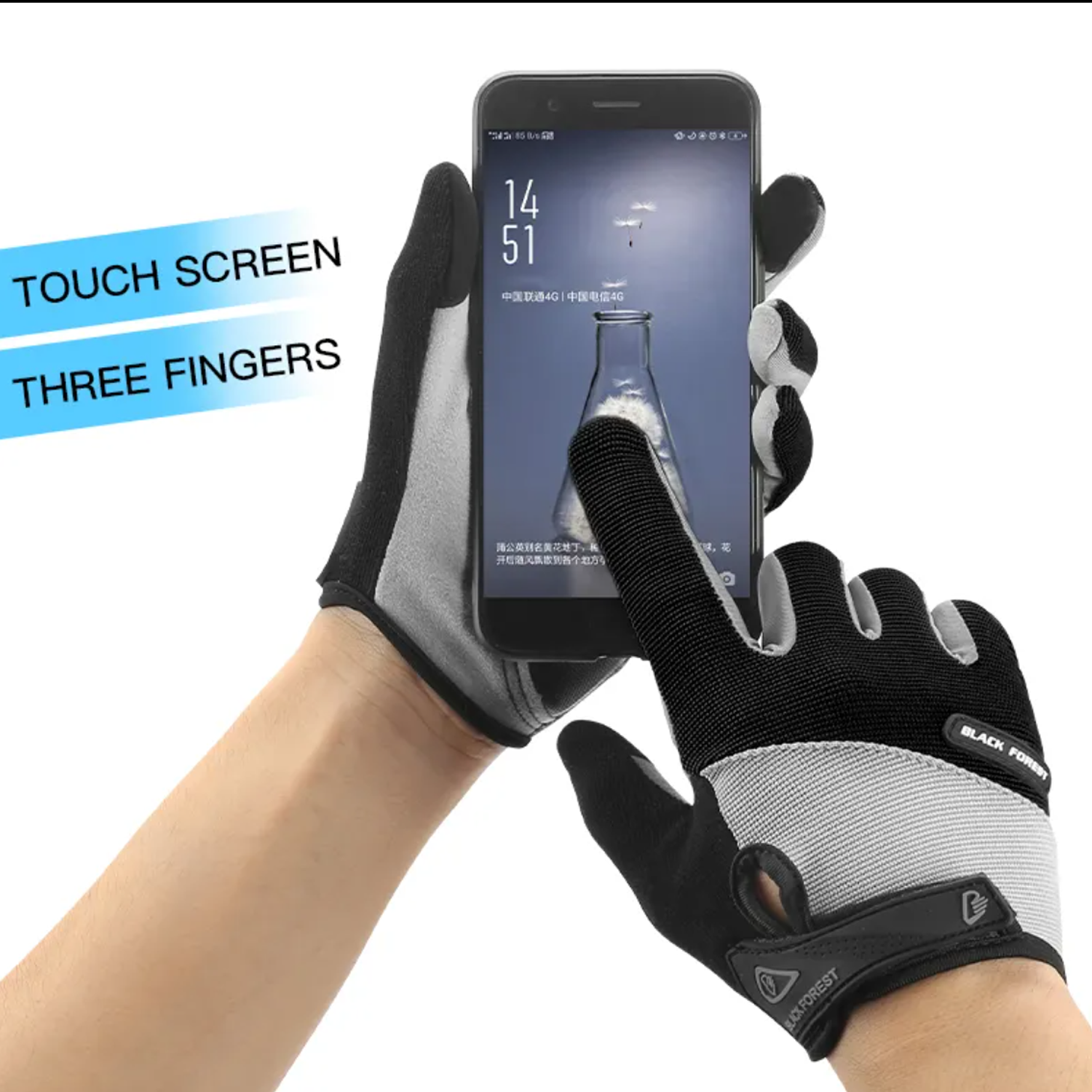 Ergonomic design Shock-Absorbing Touch Screen Cycle Gloves 10