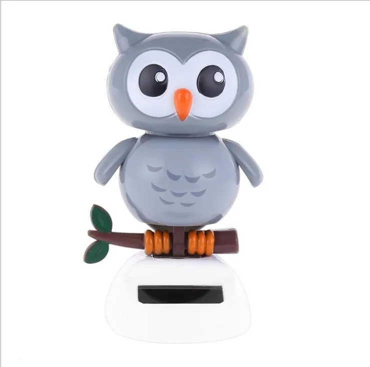 Solar Powered Shaking Head Car Decoration Dancing Toys 11