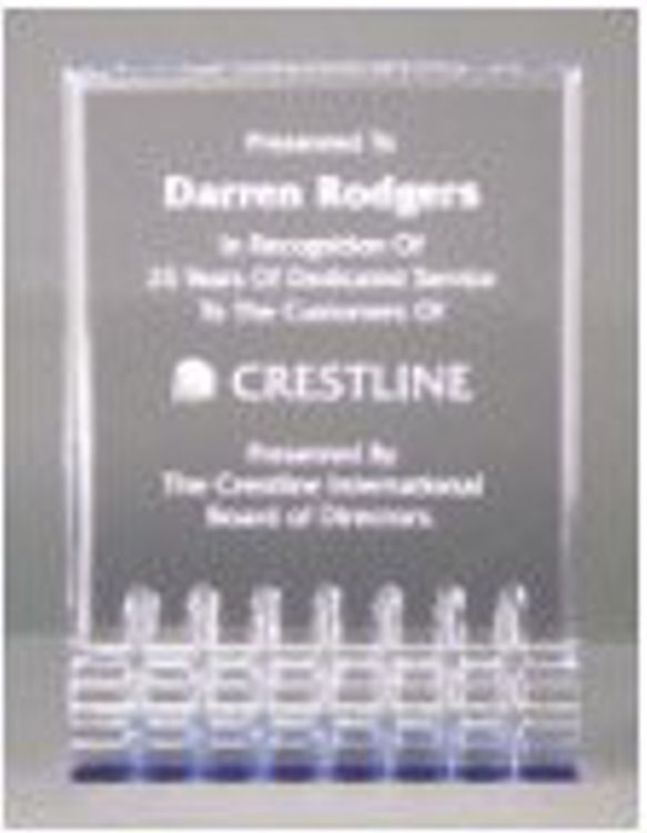 5" x 7" Blue Mirage Acrylic Award