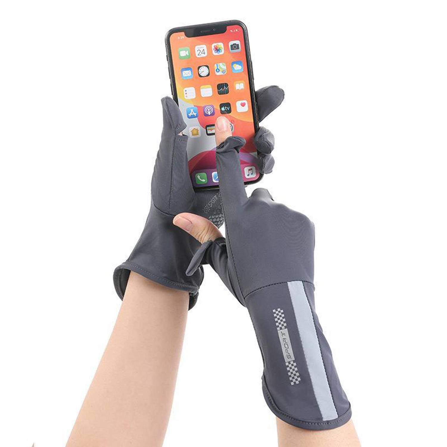 Summer Sun Protection Breathable Gloves 9