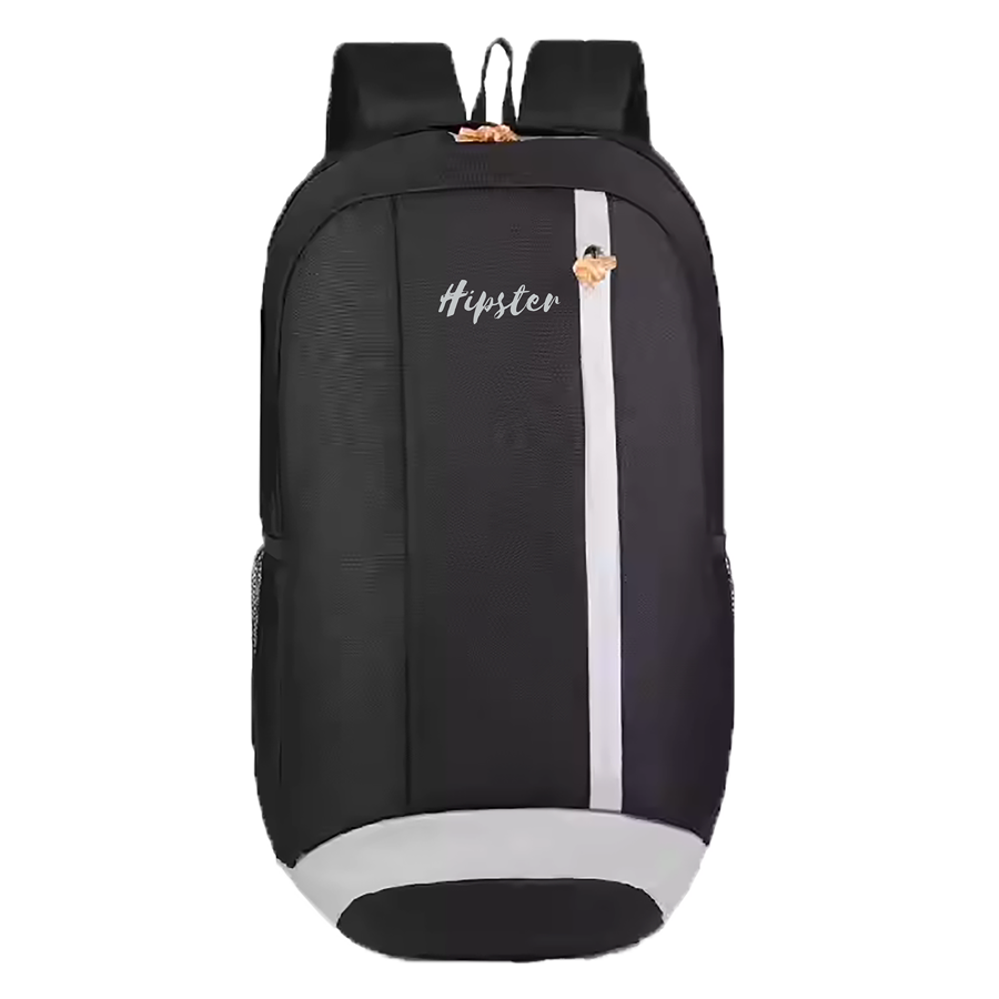 Stock Multi-Panel Waterproof Nylon Backpack - 18x9.5x4.7 in