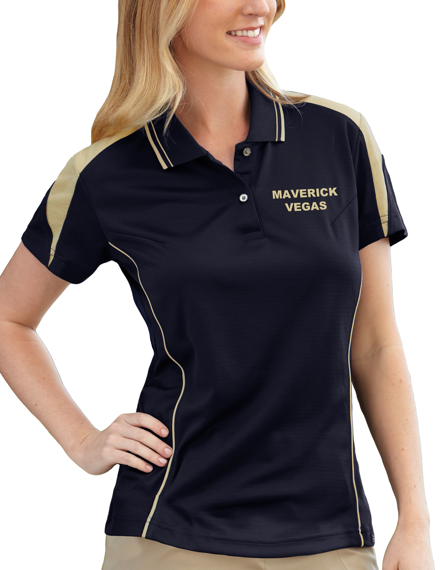 Ladies' Maverick Vegas Ottoman Polo Shirt 6