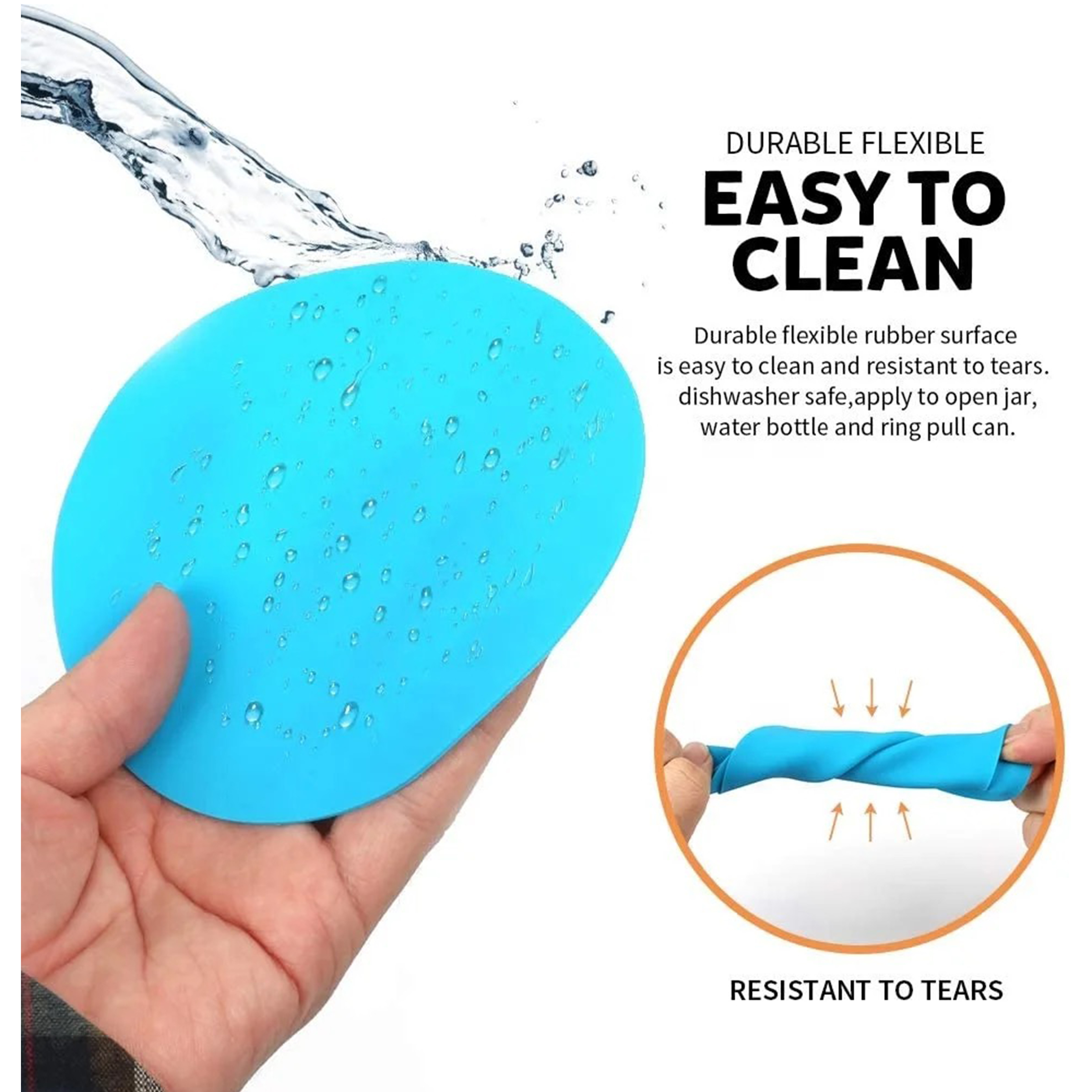 Non-slip silicone assisted can opener can be customized 2
