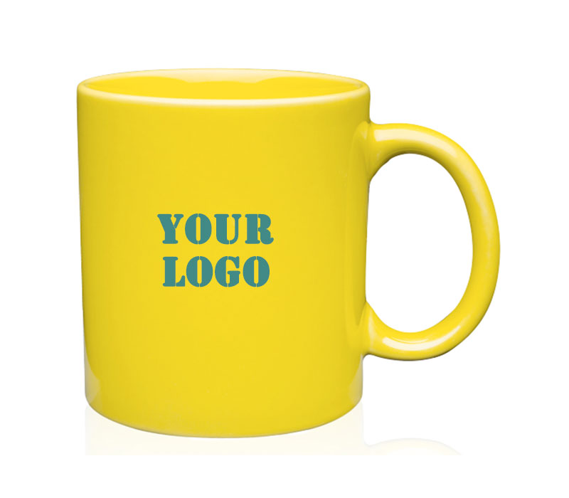 Colored Ceramic Mug, 11 oz. 5