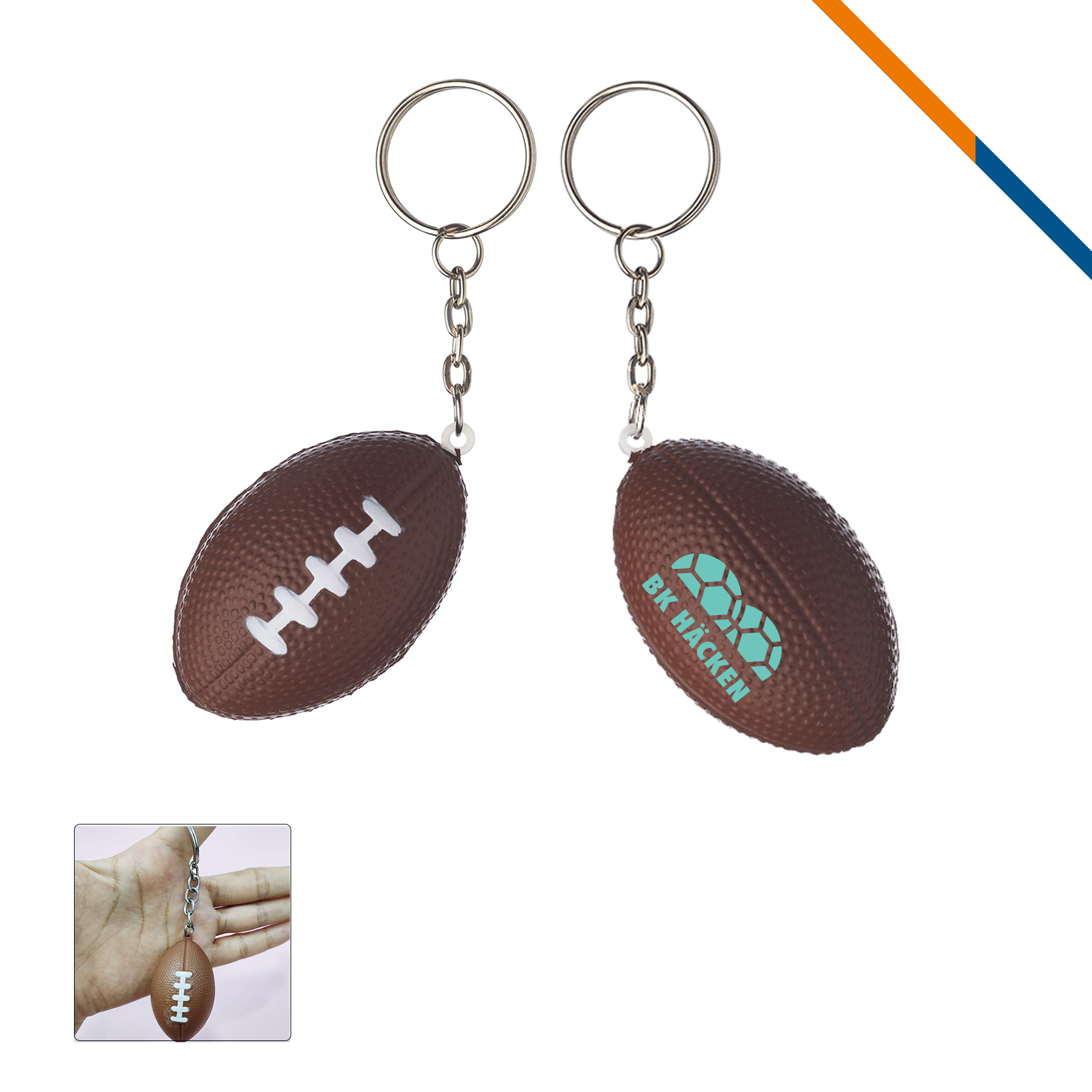 Toto Football Stress Holder Keychain 2