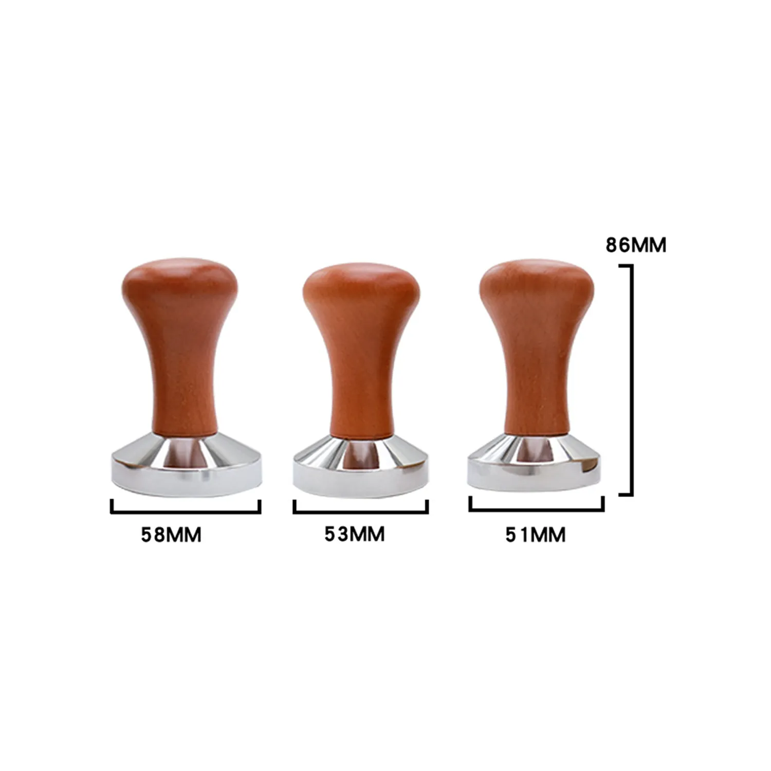 Stainless Steel Coffee Press With Wooden Handle 3