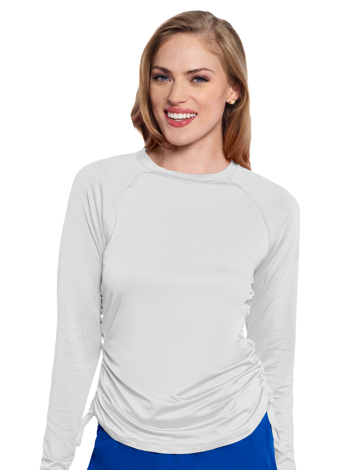 Med Couture - MC AMP - Women's Pocketless Long Sleeve Underscrub Shirt