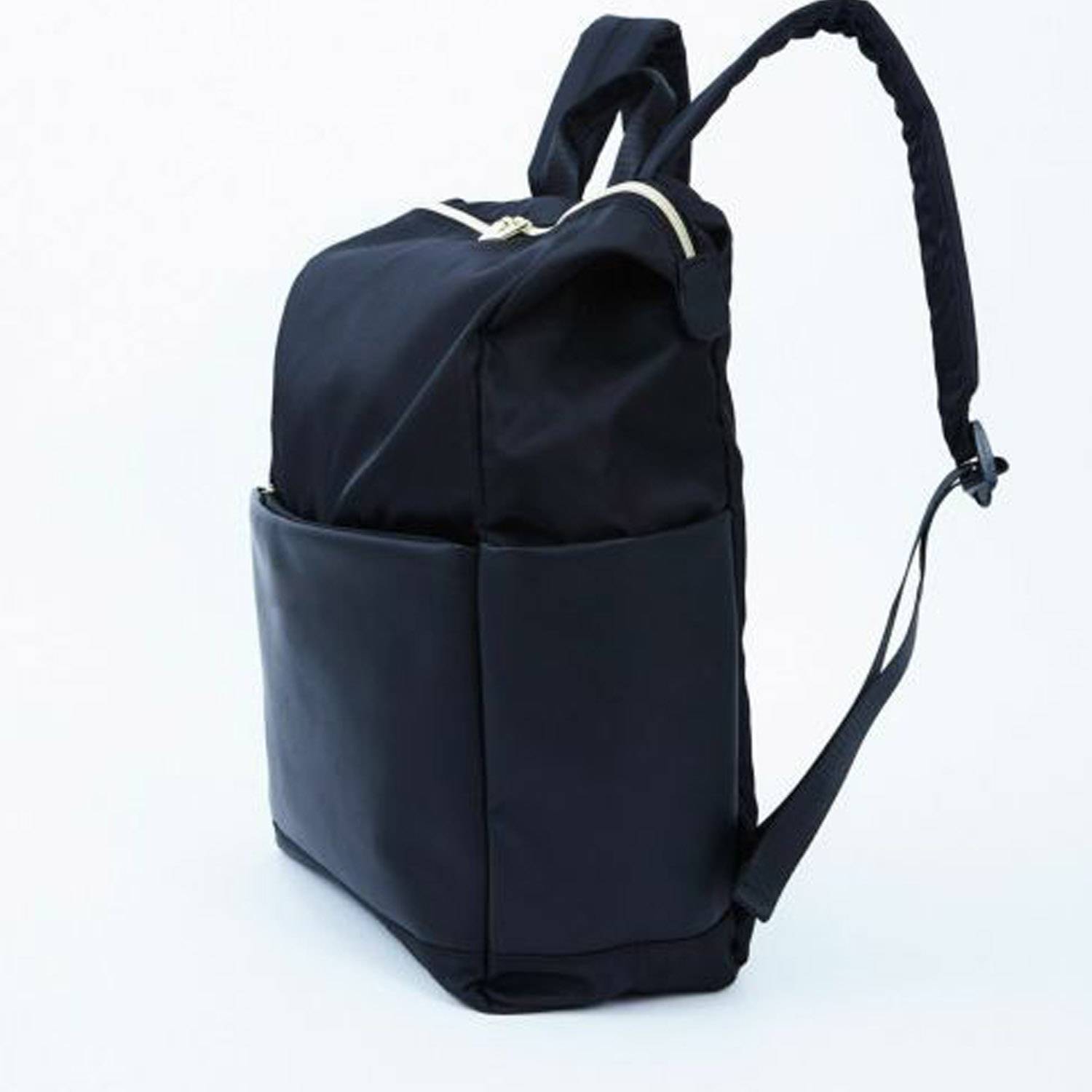 PU Solid Color Large Capacity Travel Student Backpack 4