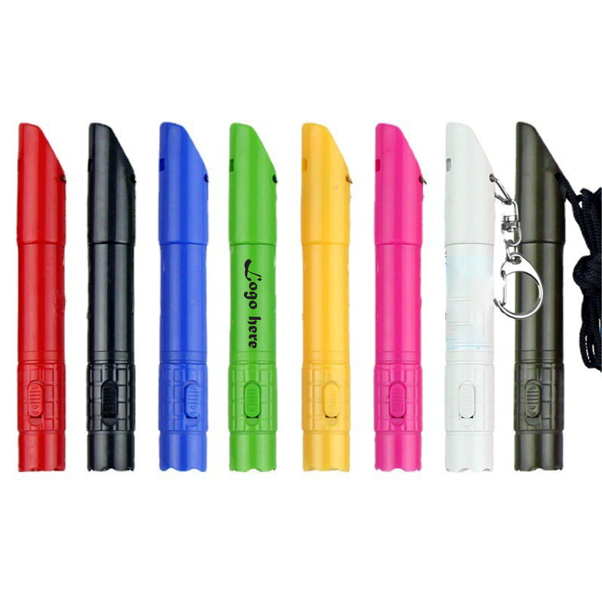 Whistle High Decibel LED Flash Light Pen 4