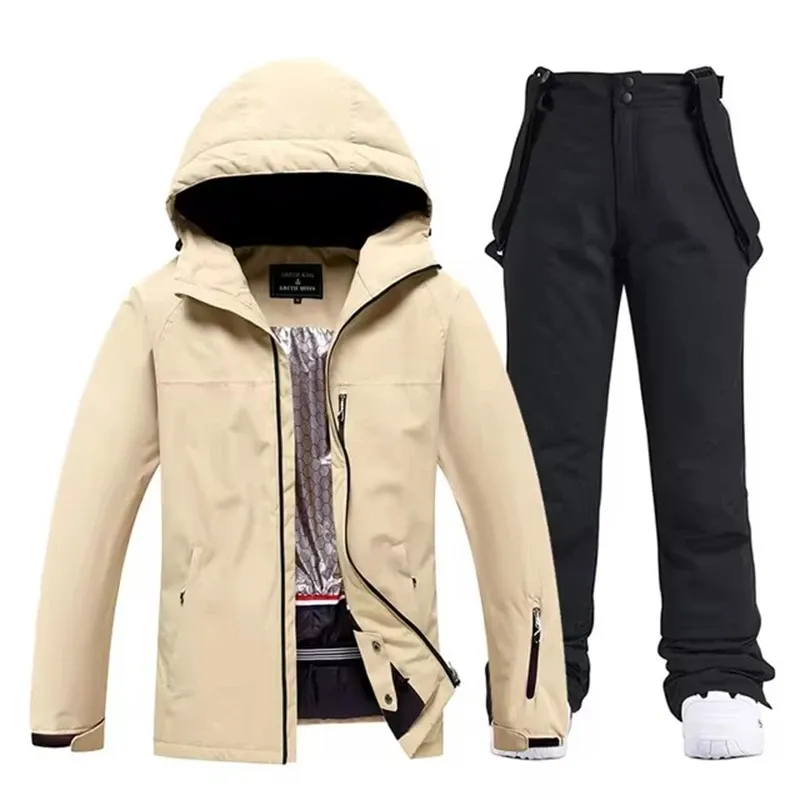 Waterproof Ski Suit Sets for Men and Women 3