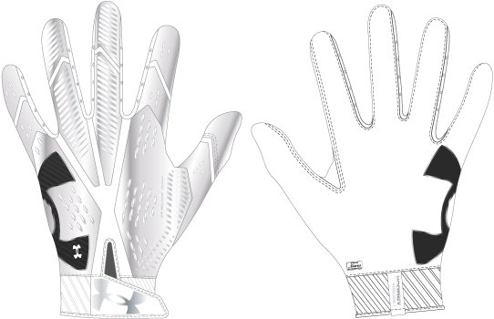 UA Blur Pro Men's Football Gloves 4