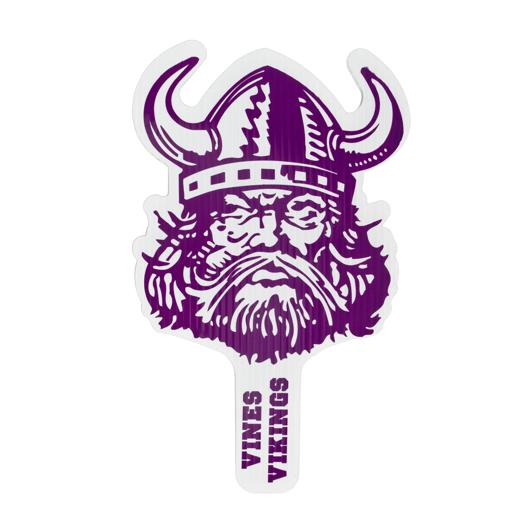 Viking Mascot Hand Fan, Screen Printed 27
