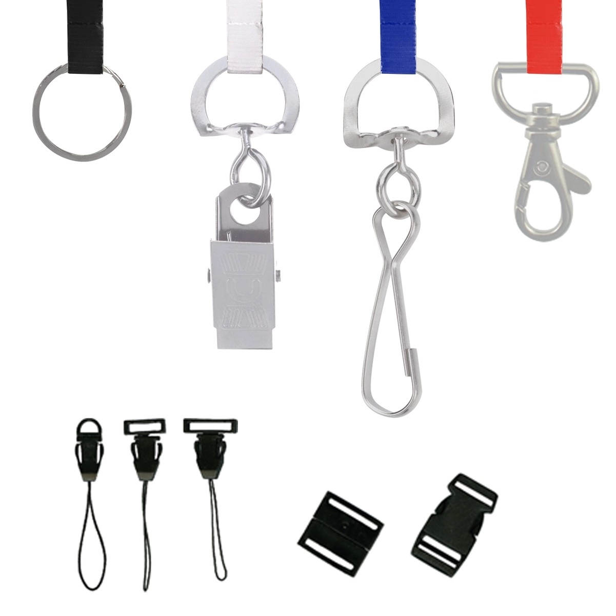 1" Buckle Release Full Color Lanyard 1