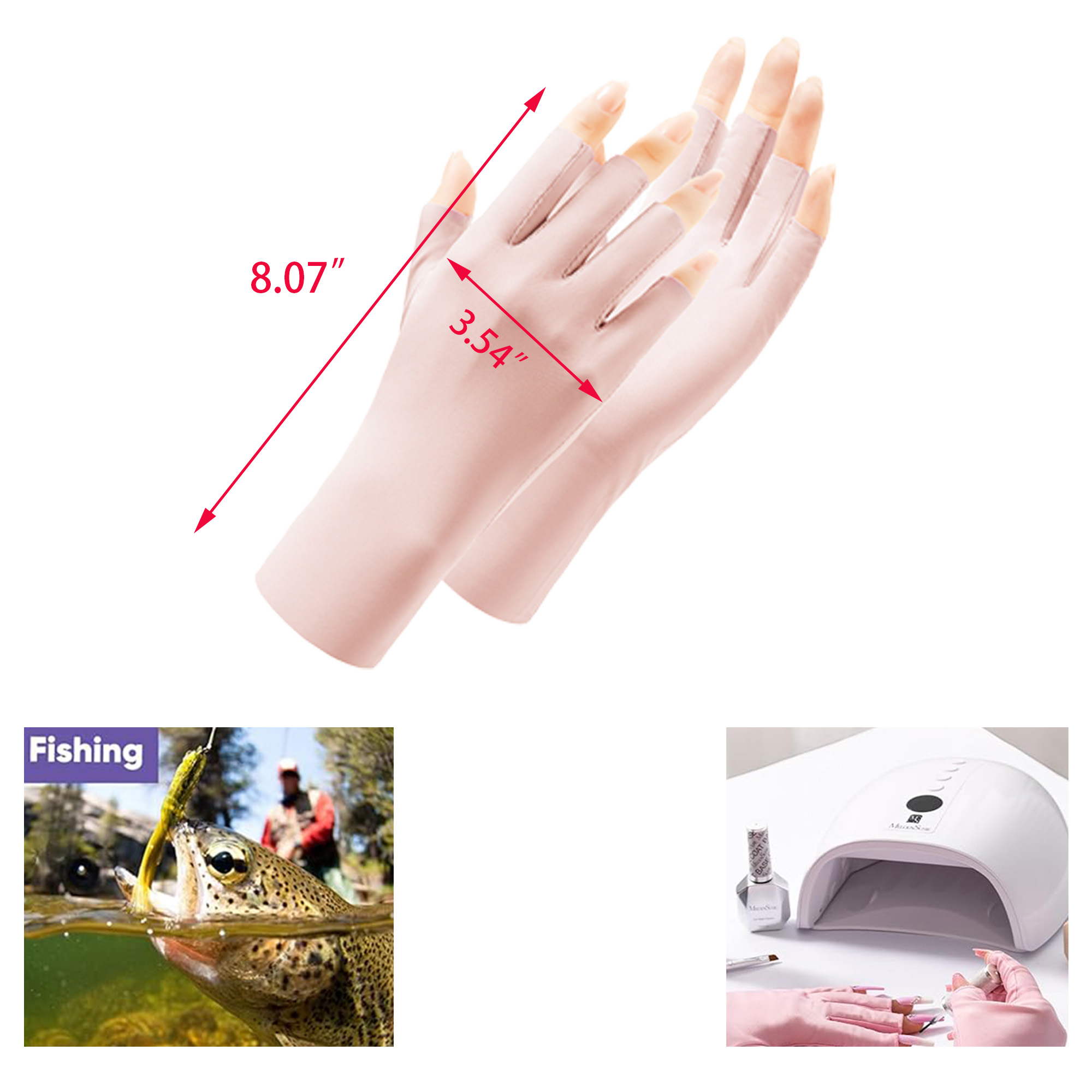 Cool Feeling Fabric Glove MOQ 50 2