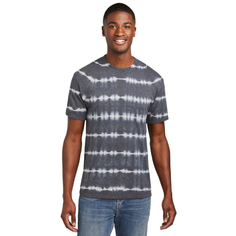 Port & Company Allover Stripe Tie-Dye Tee 8