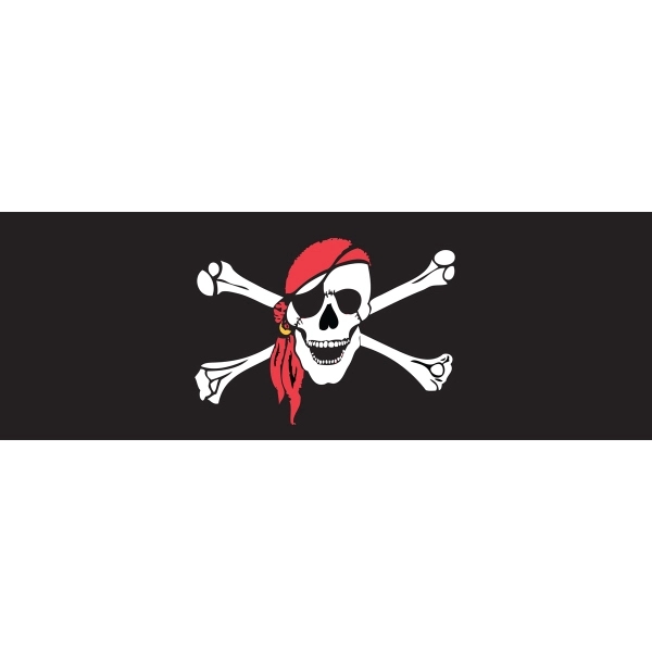 One Eyed Jack Window Decals 3" x 10" 2