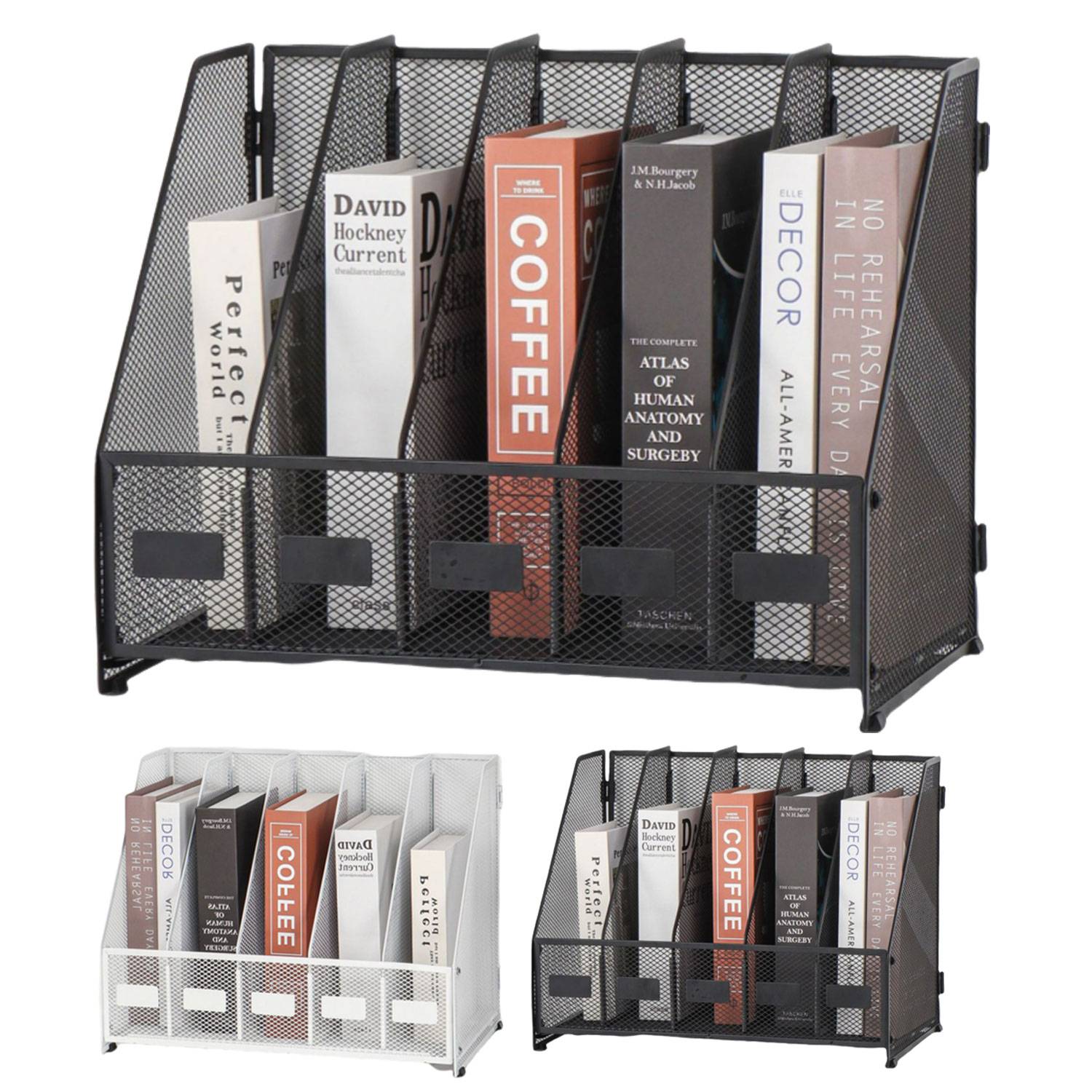 Metal Office Desk File Storage Rack 8