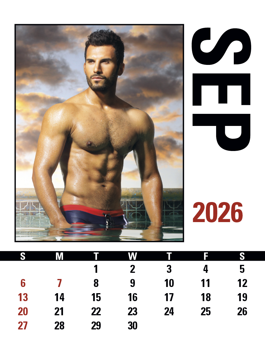 Triumph® Calendars Press-N-Stick Male Call Calendar 1