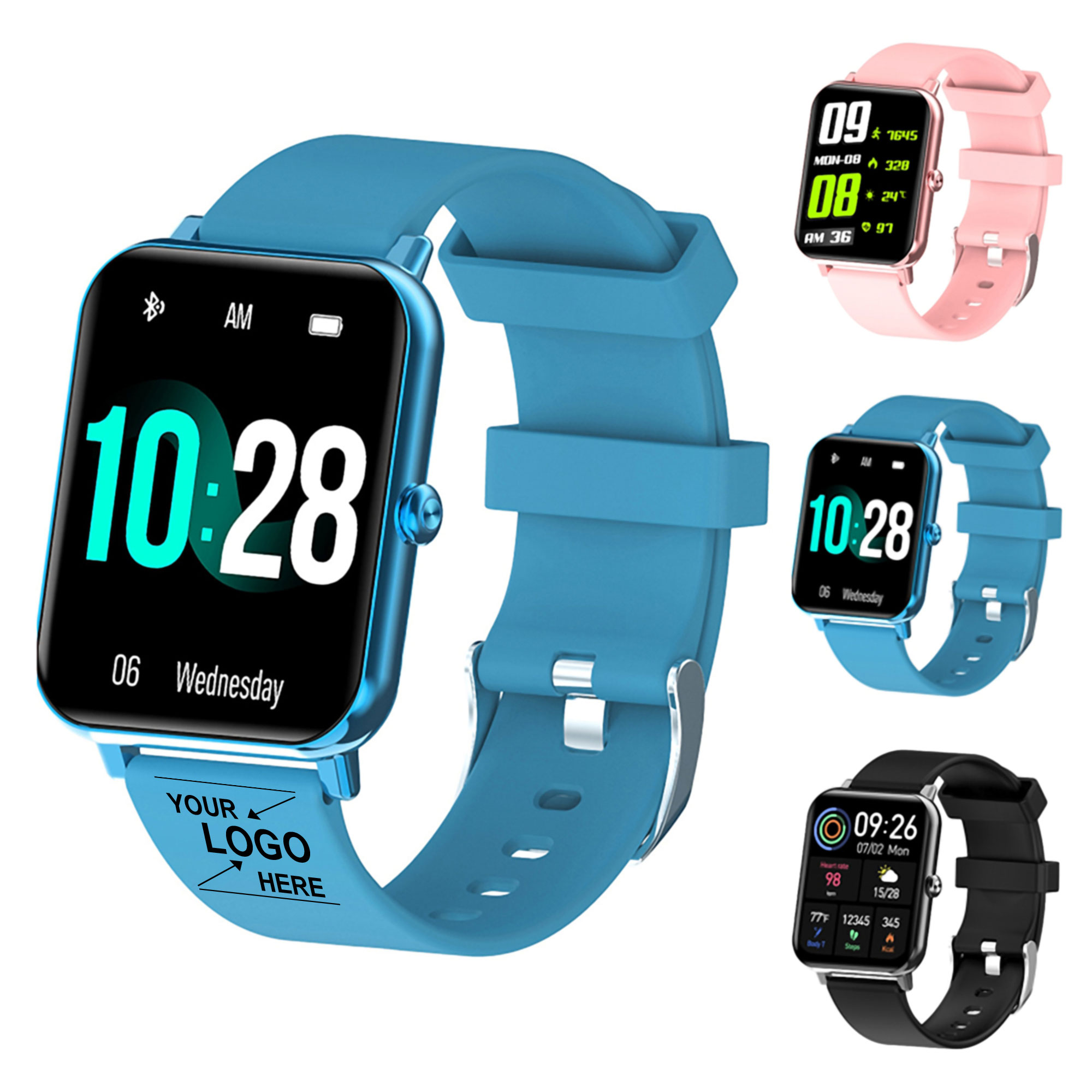 1.28" Waterproof Fitness Smartwatch 3