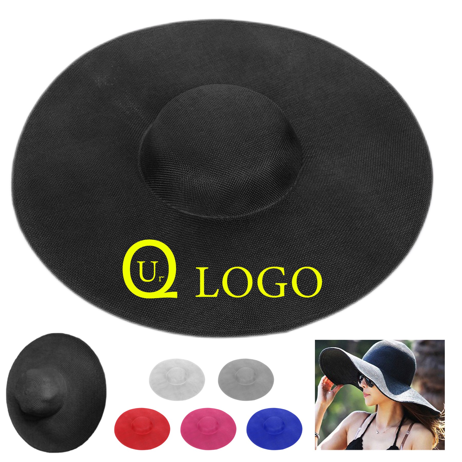 Oversized Bridal Headdress Hat