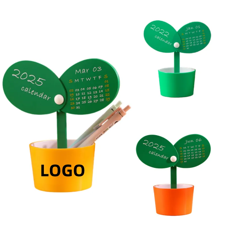 2025 Flower Pot Desk Calendar 2