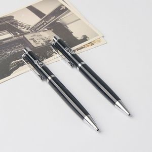 Silve Clip Twisted Metal Pen 14