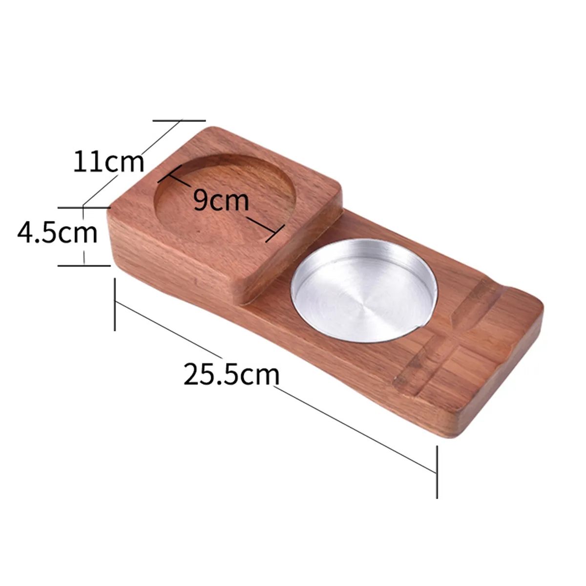 Whiskey Glass Tray With Cigar Ashtray 3