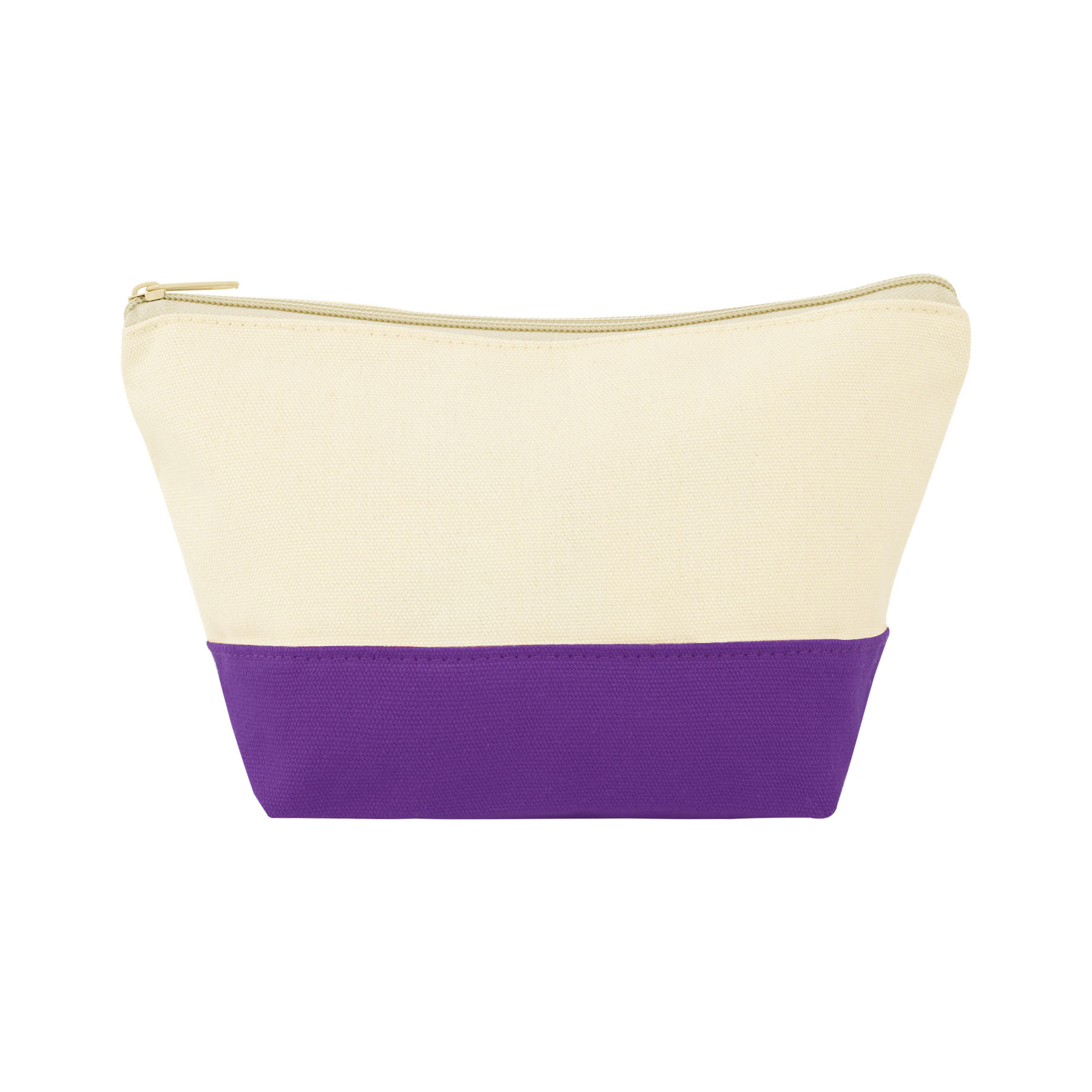 Two-Tone Canvas Cosmetic Bag 16