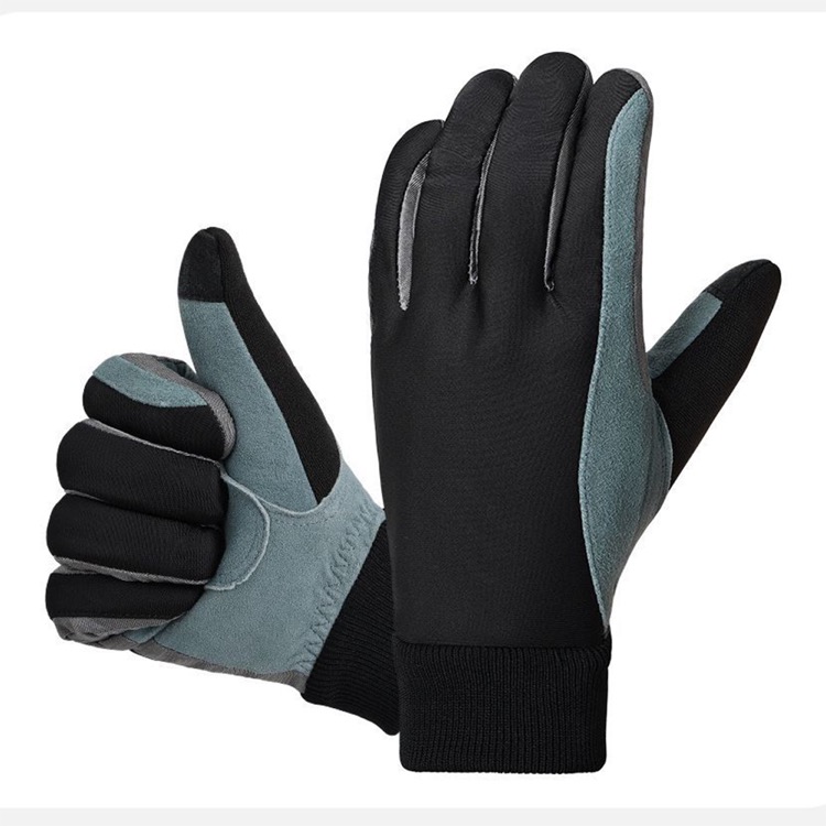 Outdoor Sports, Skiing, Cycling, Touch Screen Anti-Cold Deerskin Gloves 5