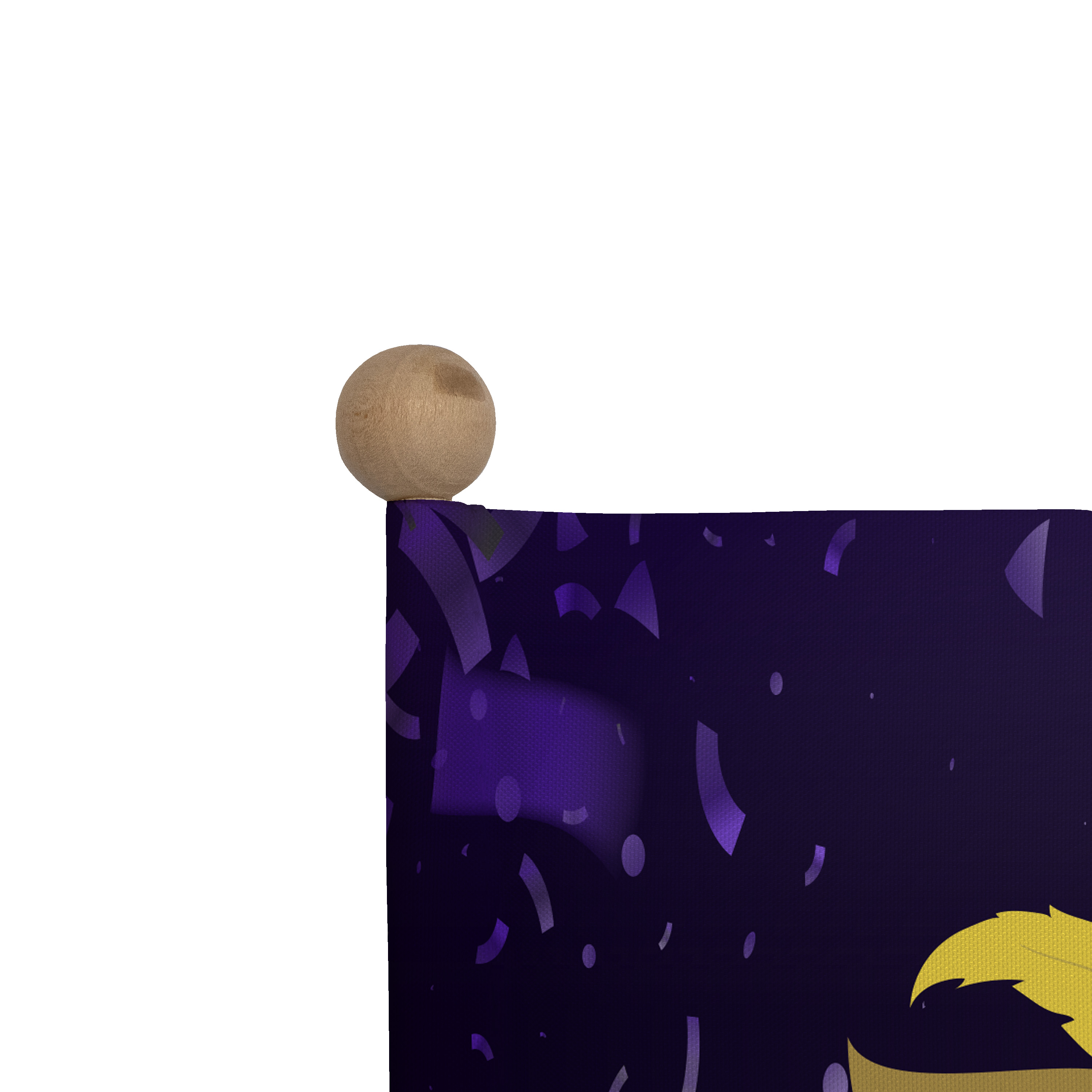 12" x 18" Stick Flag Kit with Ball Tip (Set of Six) 2