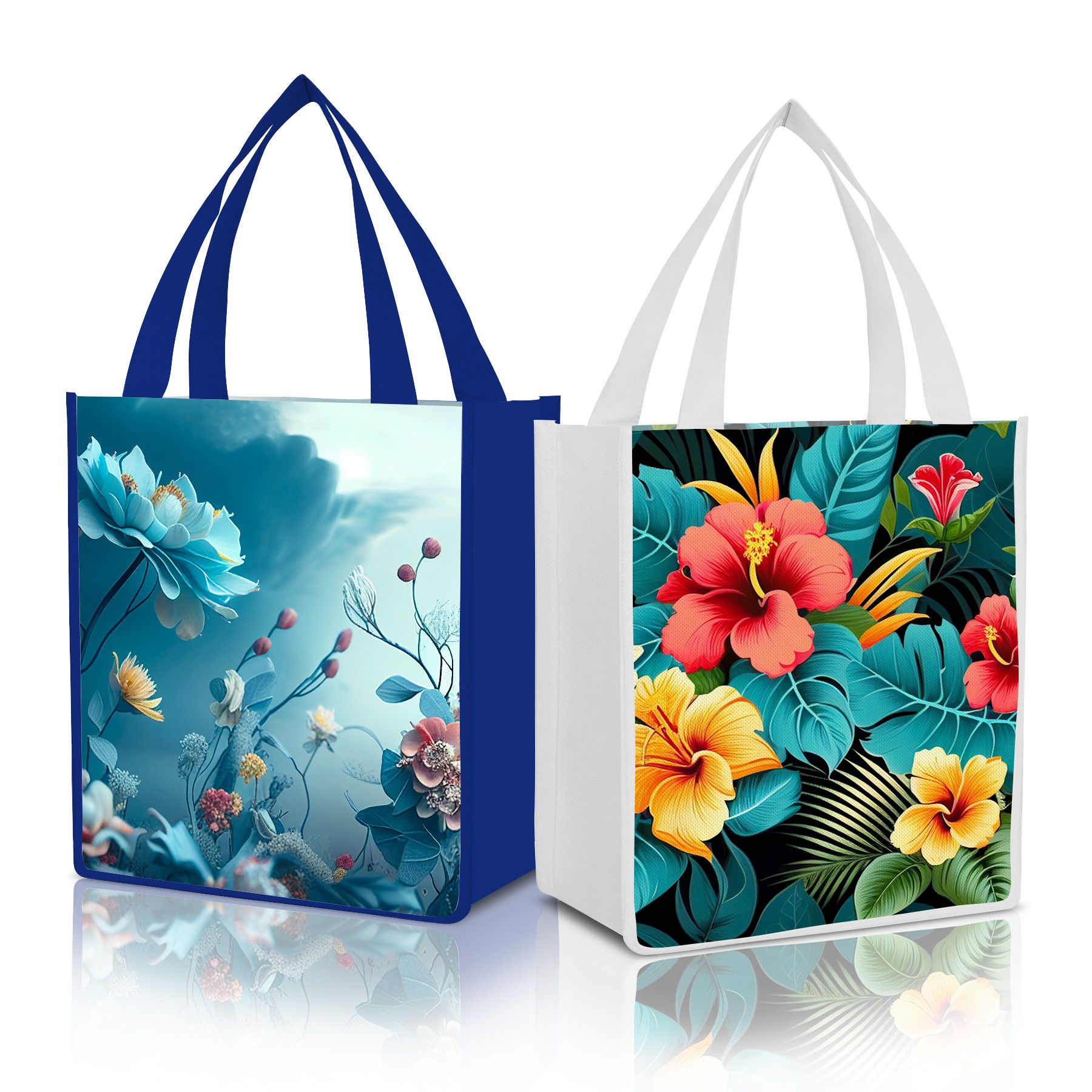 Laminated Non-Woven Tote Bag 13" W X 15" H X 10" D 4