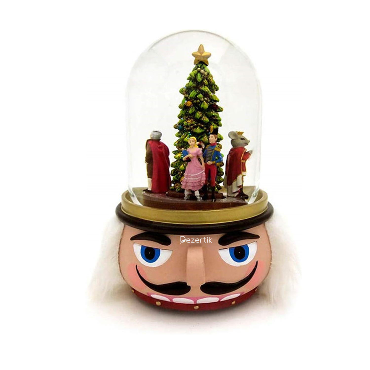 Resin Christmas Music Bell with Light for Home Decoration 1