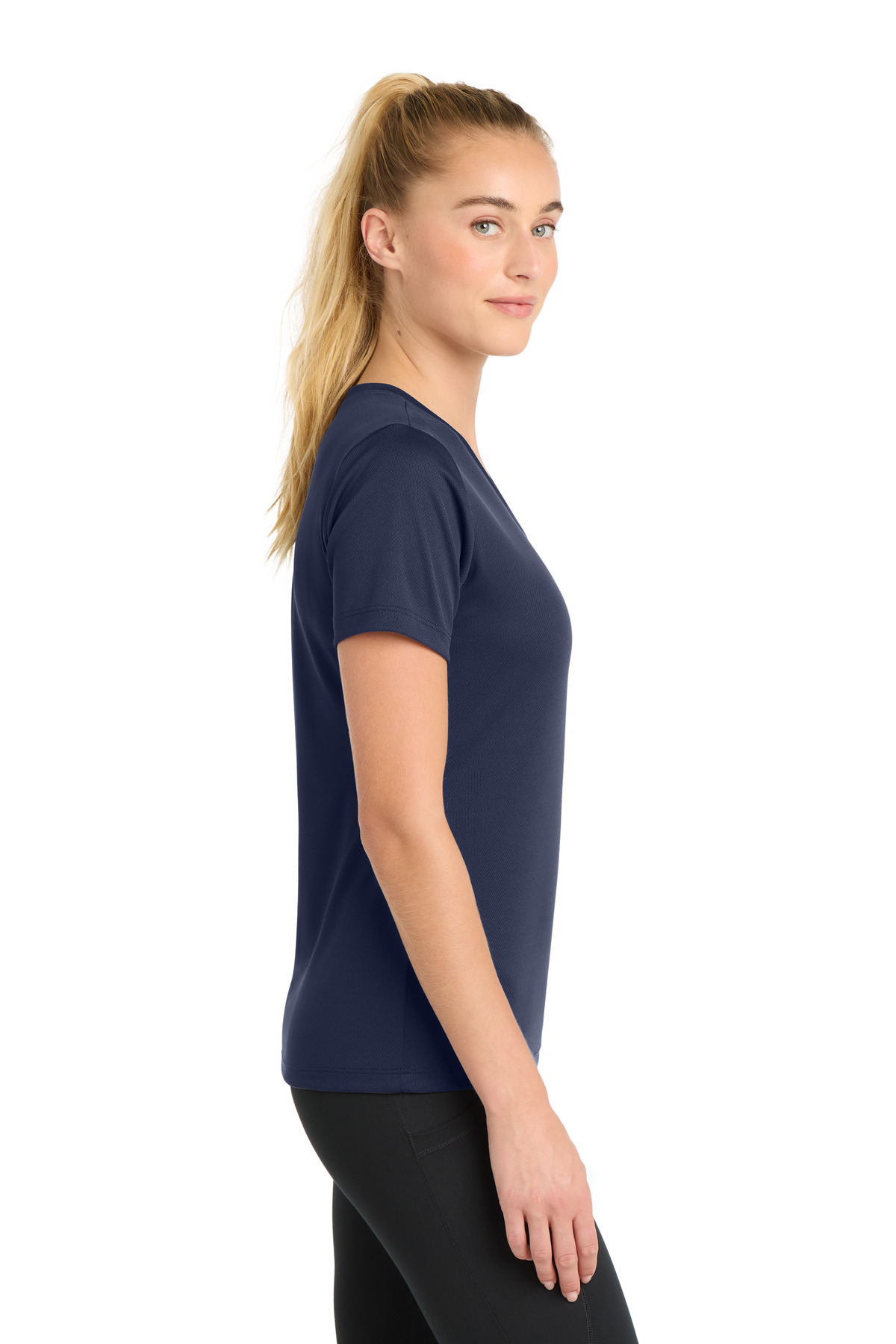Sport-Tek Women's PosiCharge RacerMesh V-Neck Tee. LST340 112