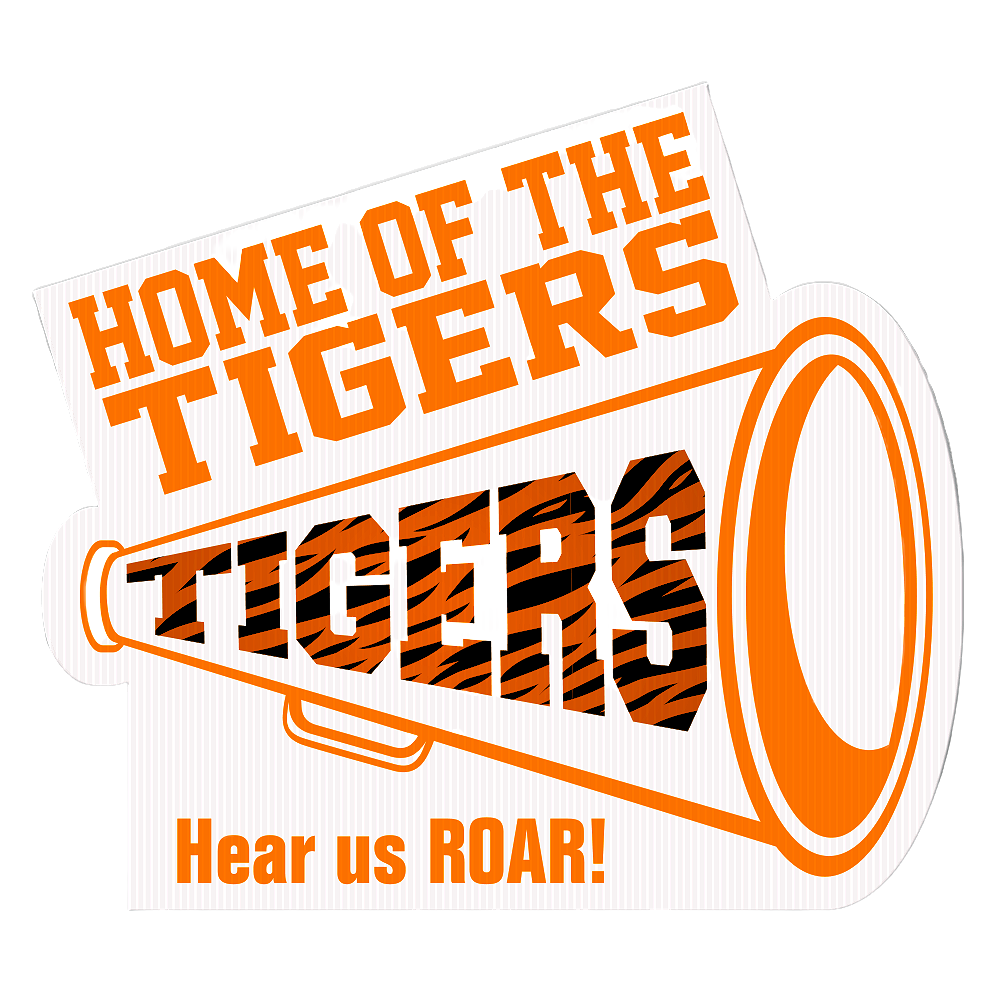 Megaphone Yard Sign, Full Color