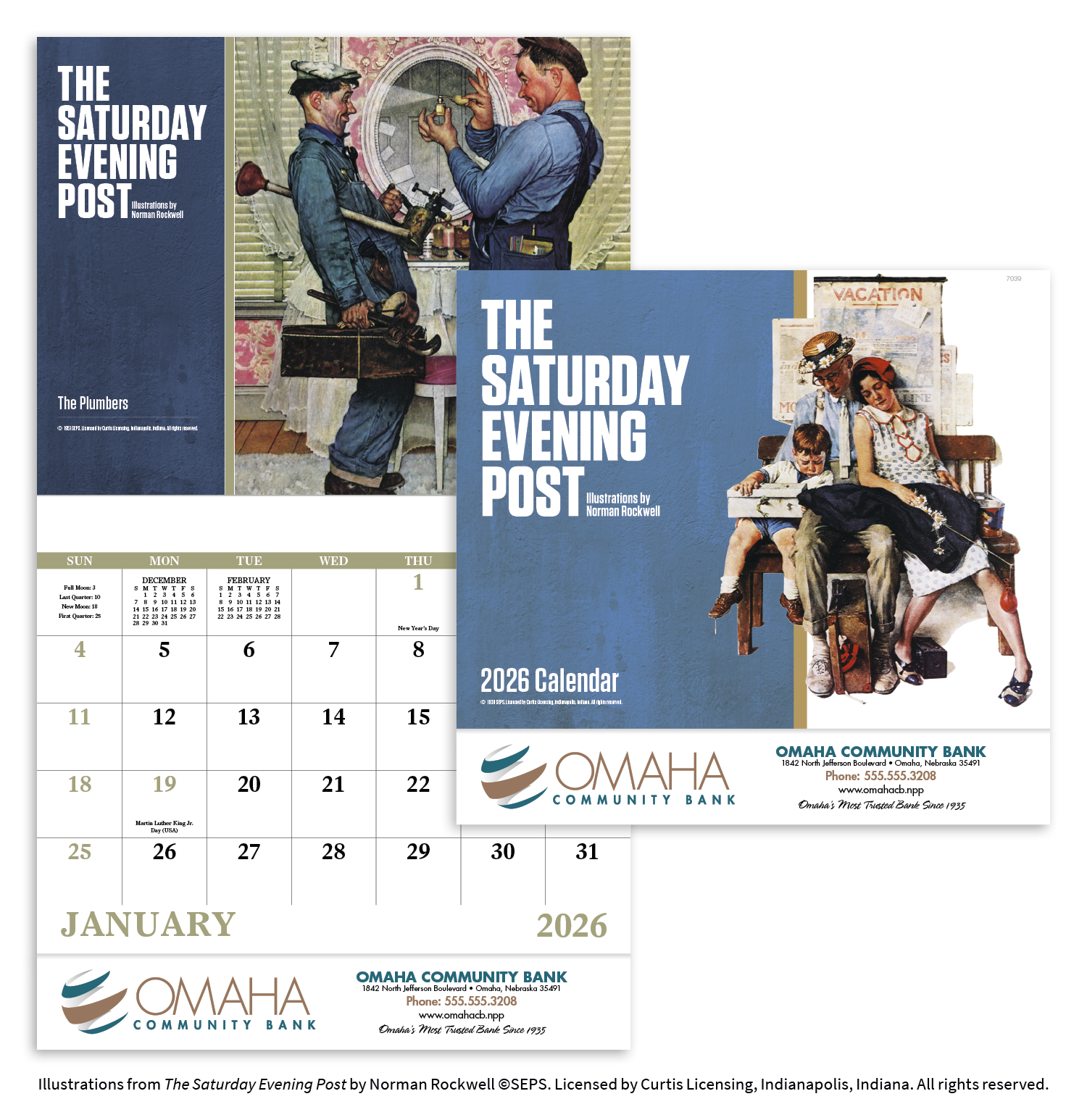 Good Value™  The Saturday Evening Post Illustrations by Norman Rockwell – Stapled Calendar 60