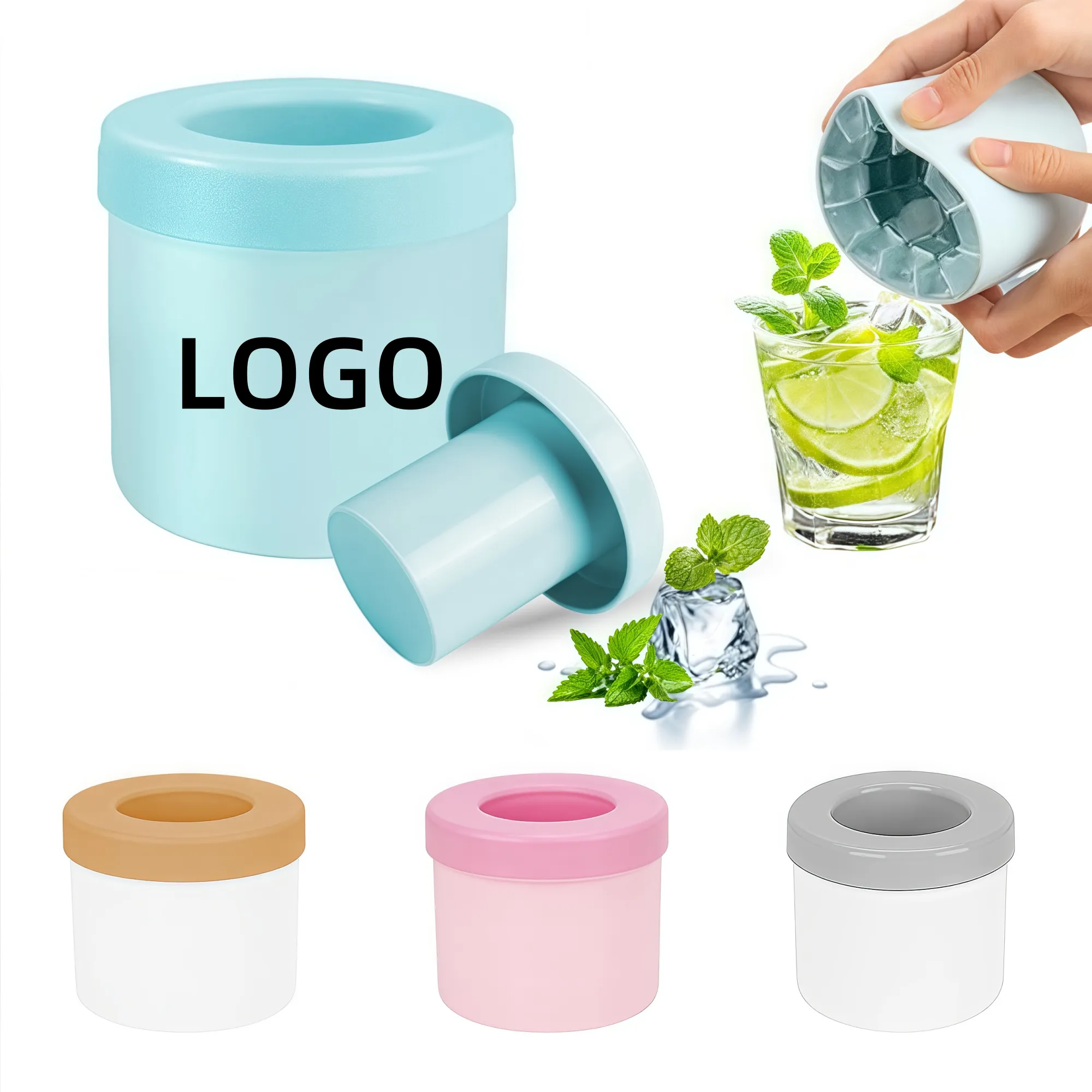 MOQ Silicone Ice Cube Tray Easy Release Mold For Home 3