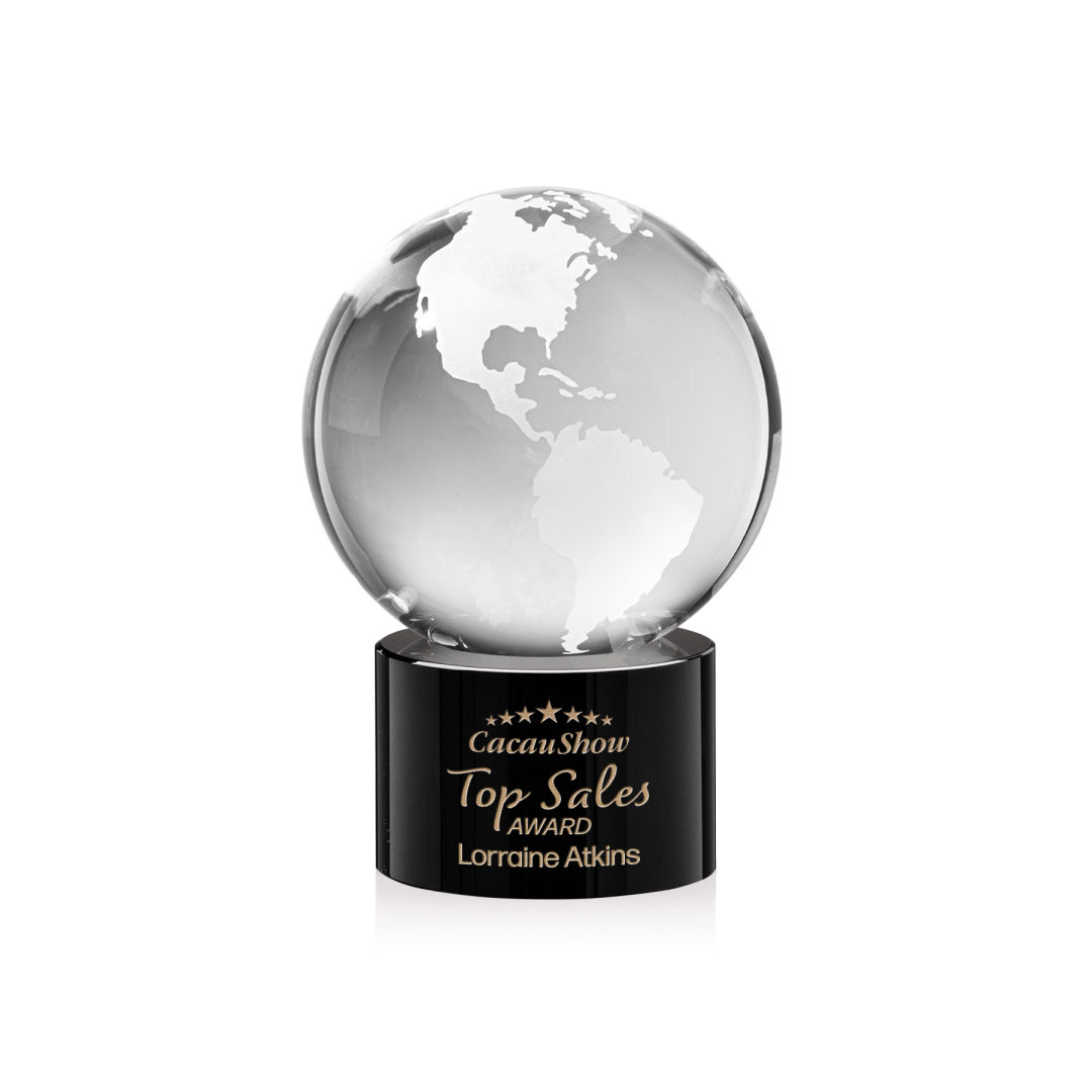 Globe Award on Marvel Base - Black 15