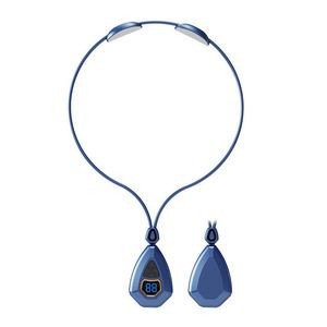 Lanyard Controlled Electric Pulse Neck Massager With Magnetic Electrode Pads 10