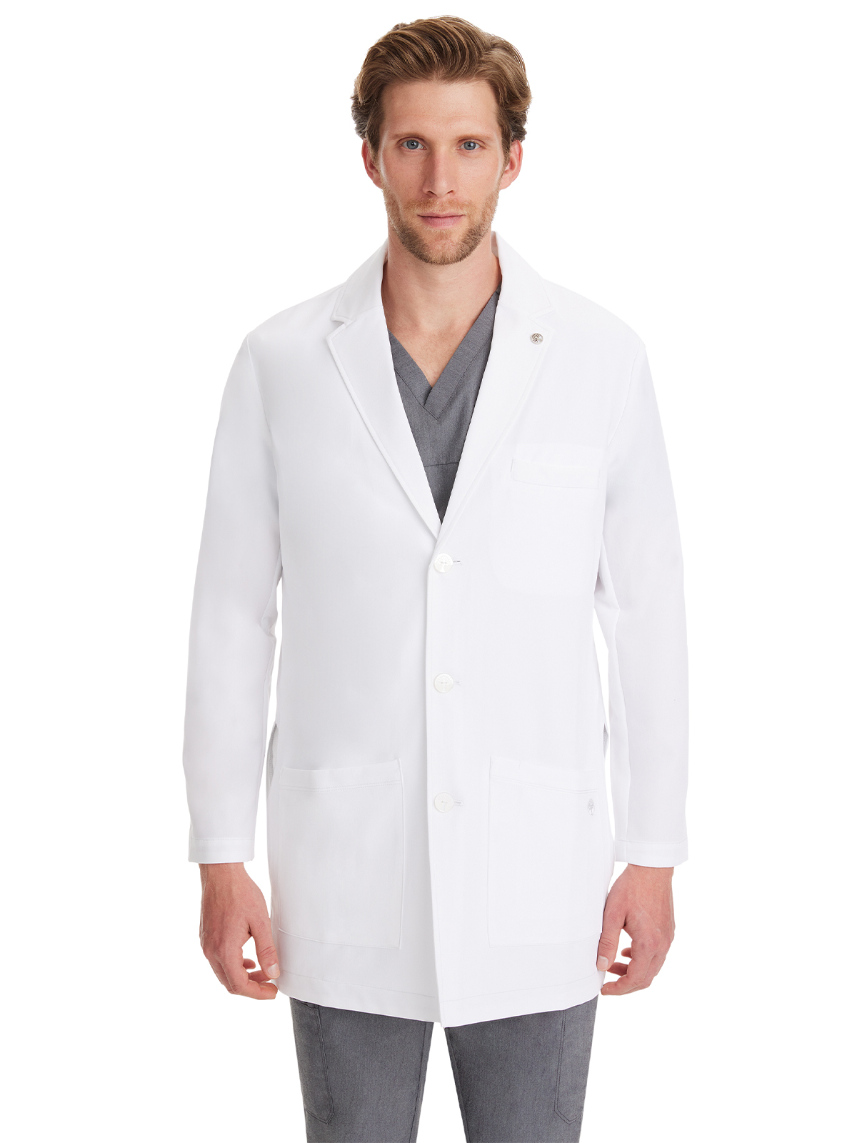Healing Hands - The White Coat - Men's Five-Pocket 35.5" Logan Lab Coat