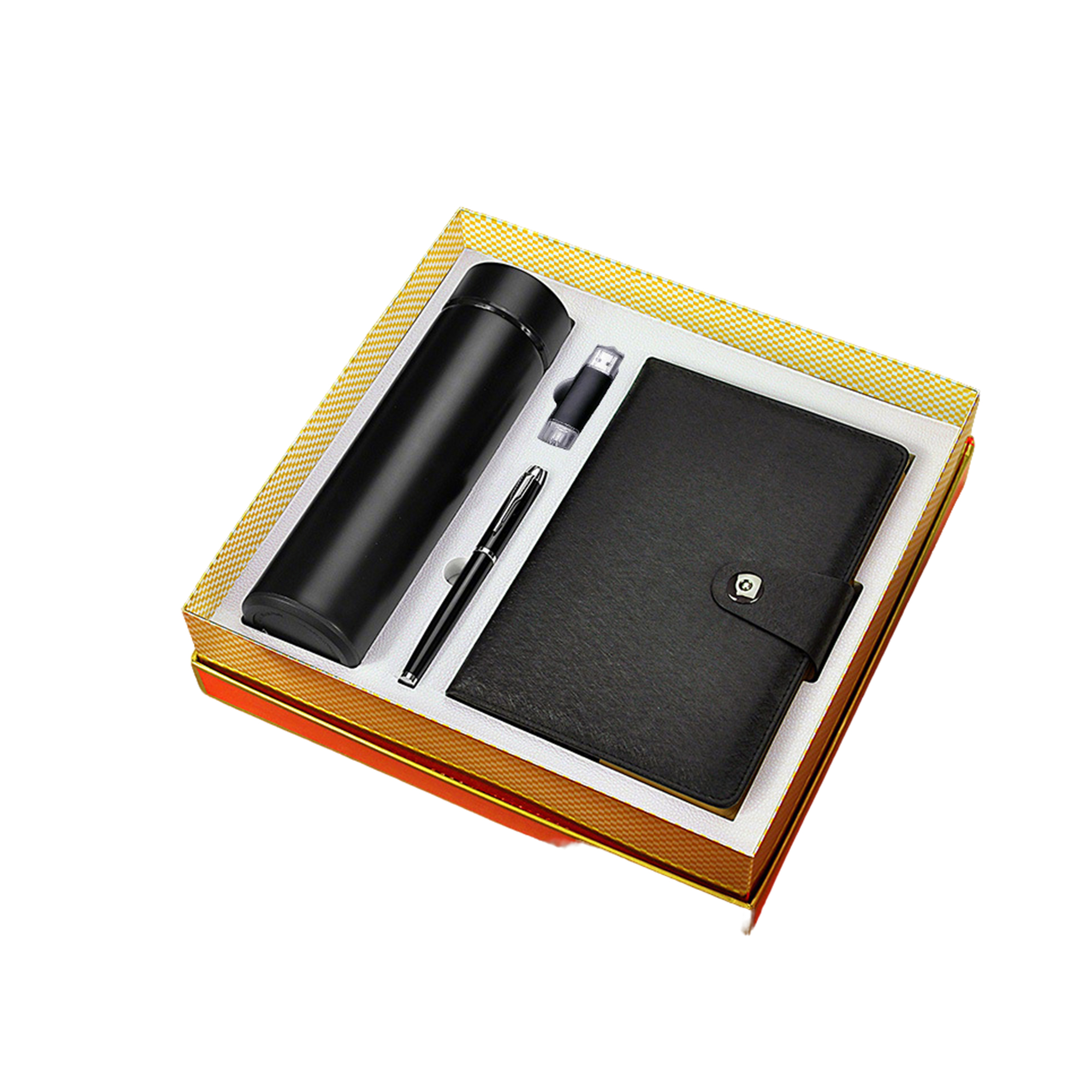 Executive Gift Set With Insulated Cup USB Pen And Notebook 7.7" x 13.4" x 3.3" 1
