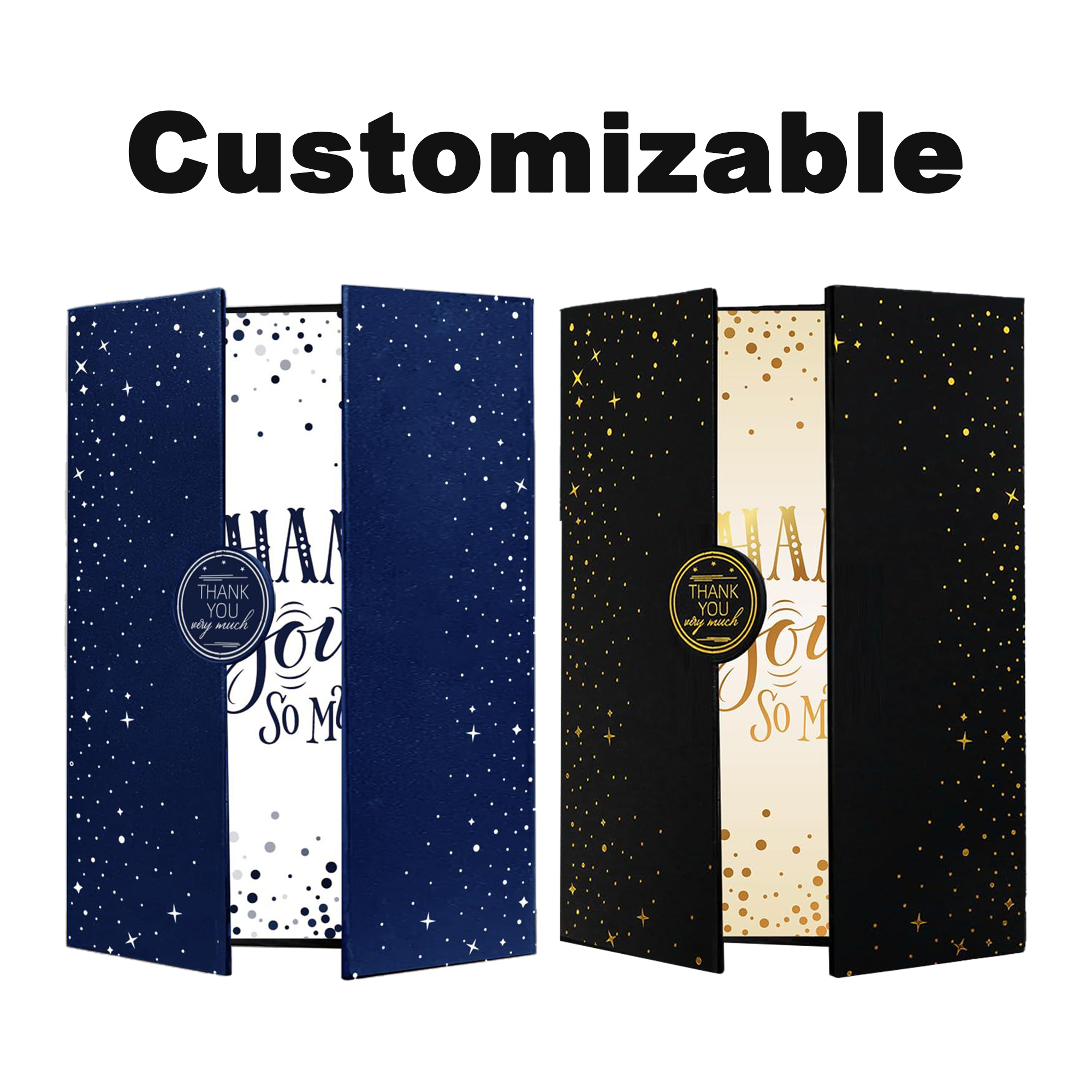 6.3" x 4.72" Customizable Holiday Sign-In Book 1