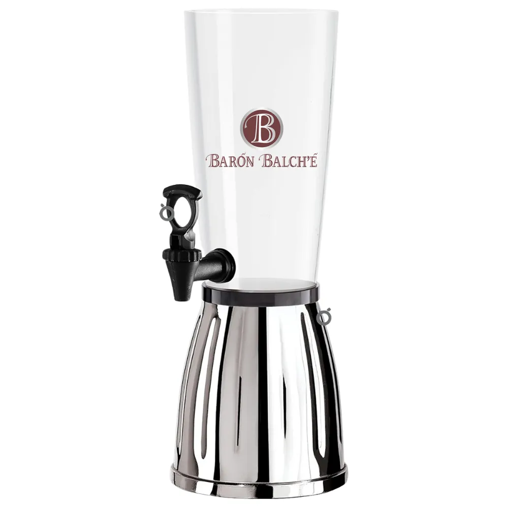 2.8L Beverage Dispenser with Spigot & Ice Tube 2