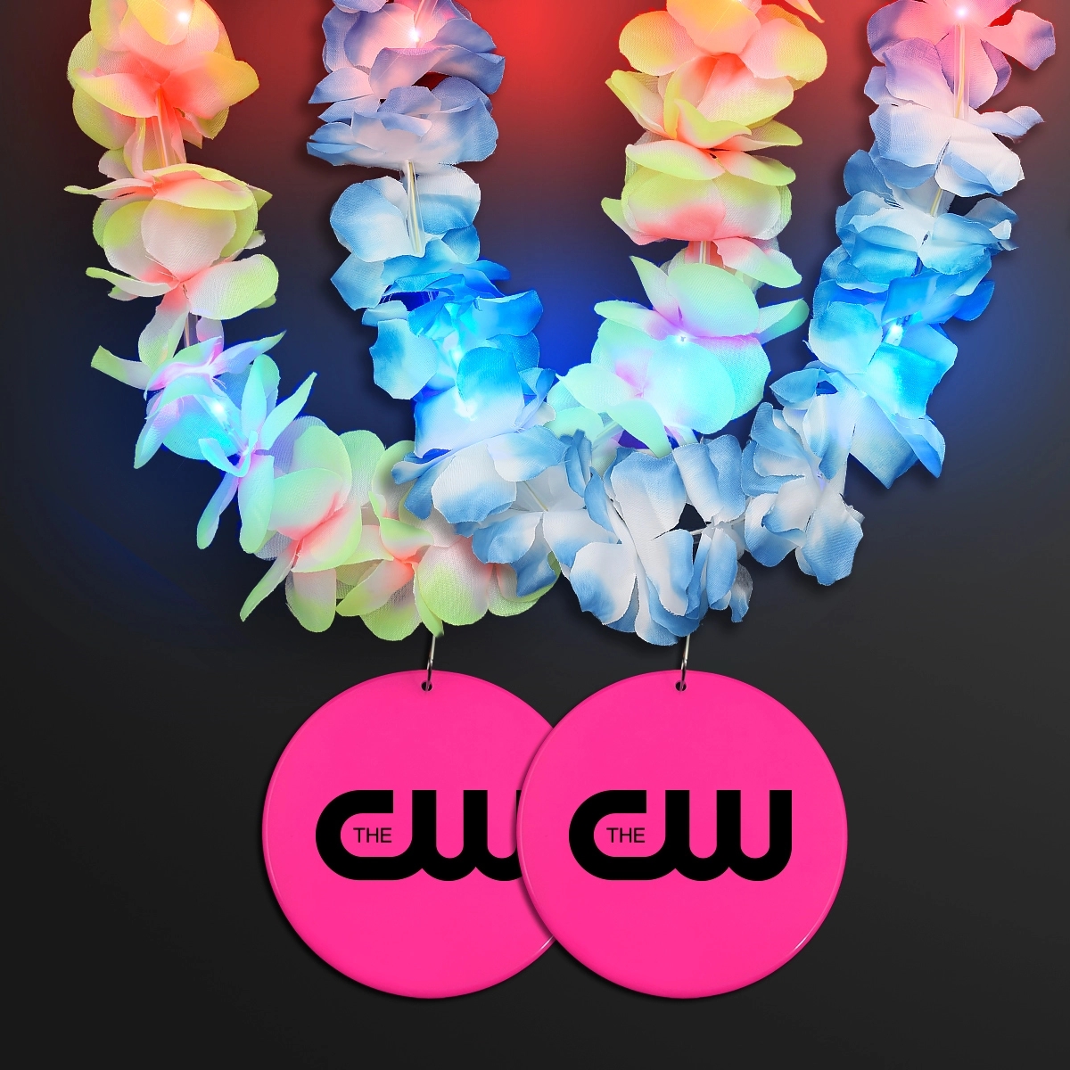 Light Up Hawaiian Leis with Custom Circle Medallion 3