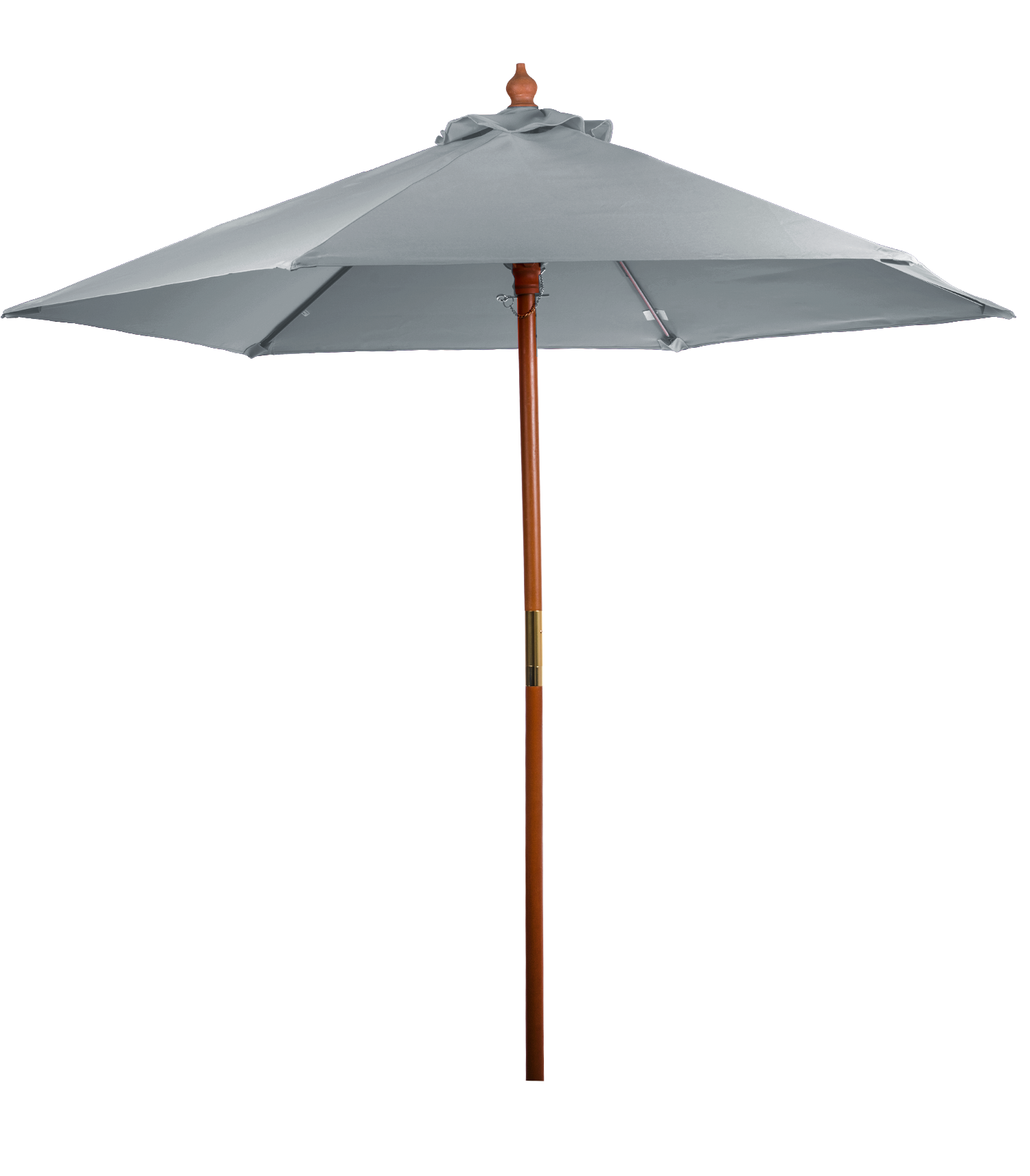 7' Wooden Market Umbrella 3