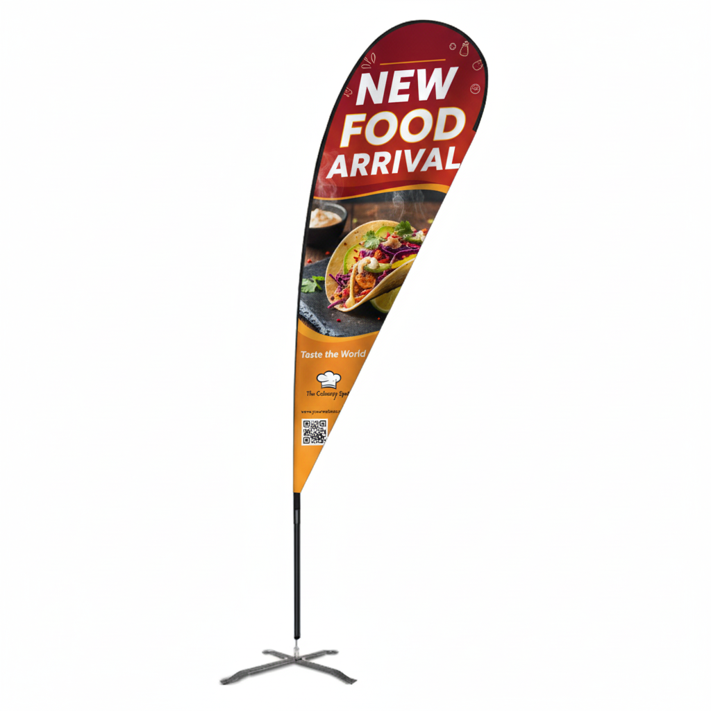 Flex Blade® LX Teardrop Banner with Pole, Double-Sided - 15' Event Flag 5